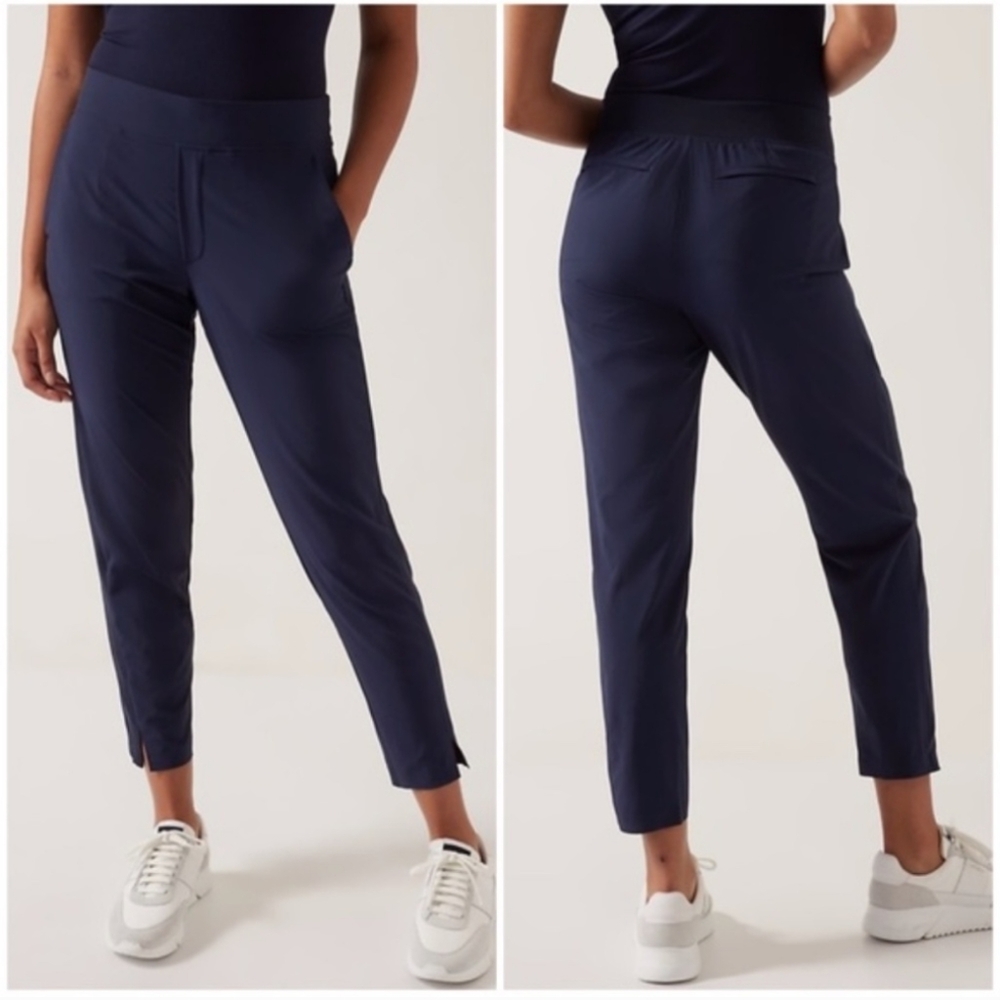 Athleta 198671 Brooklyn Ankle Pant - Blue‎ Size 20